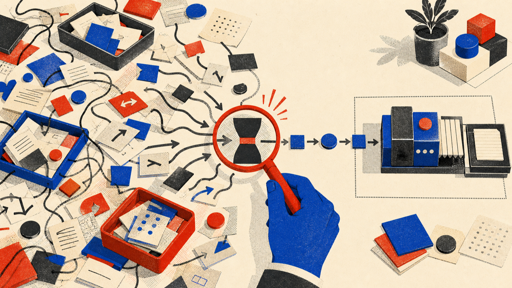 Visual temático para «Como fazer uma auditoria de IA na empresa e escolher o primeiro processo» — Capa