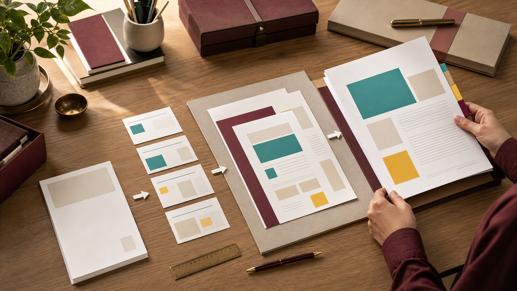 Visual temático para «Como usar IA para propostas comerciais, briefings e documentos» — Capa