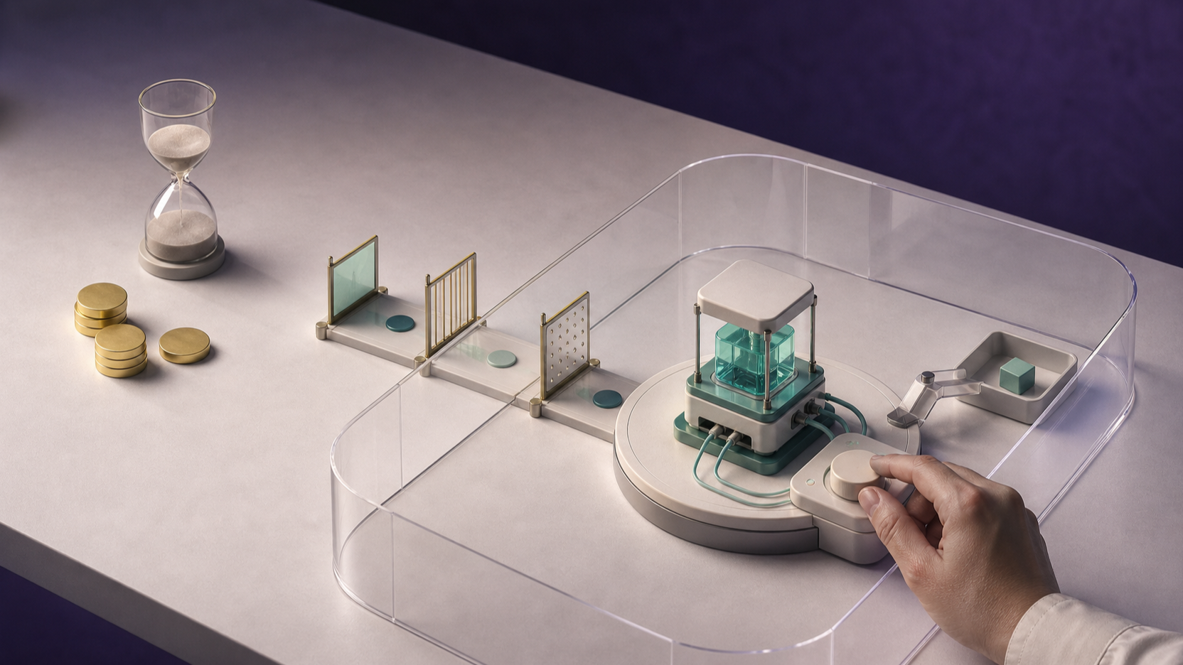 Visual temático para «Como medir o ROI da automação com IA» — Visual 03