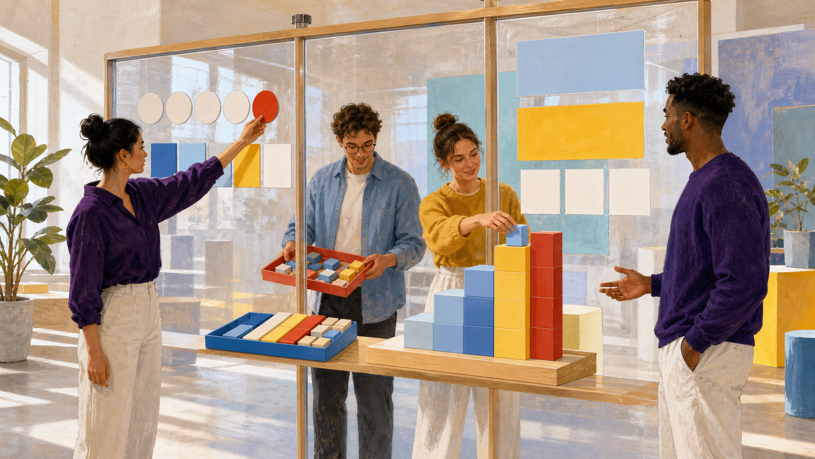 Visual temático para «Como preparar a equipe para adotar IA sem caos» — Visual 03